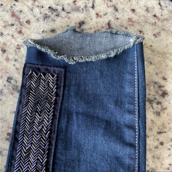 FREE PEOPLE - Beaded Jeans - Picture 4 of 8